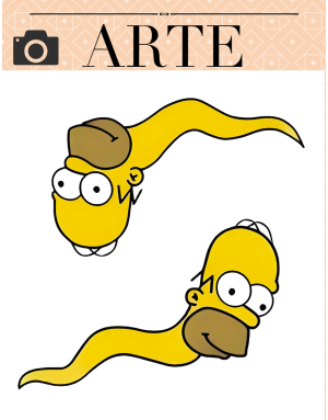 SPERMS HOMERO blanco